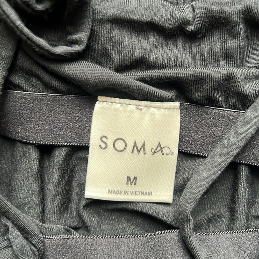 NWT Soma Cool Nights Smocked Babydoll Top - Picture 6 of 9